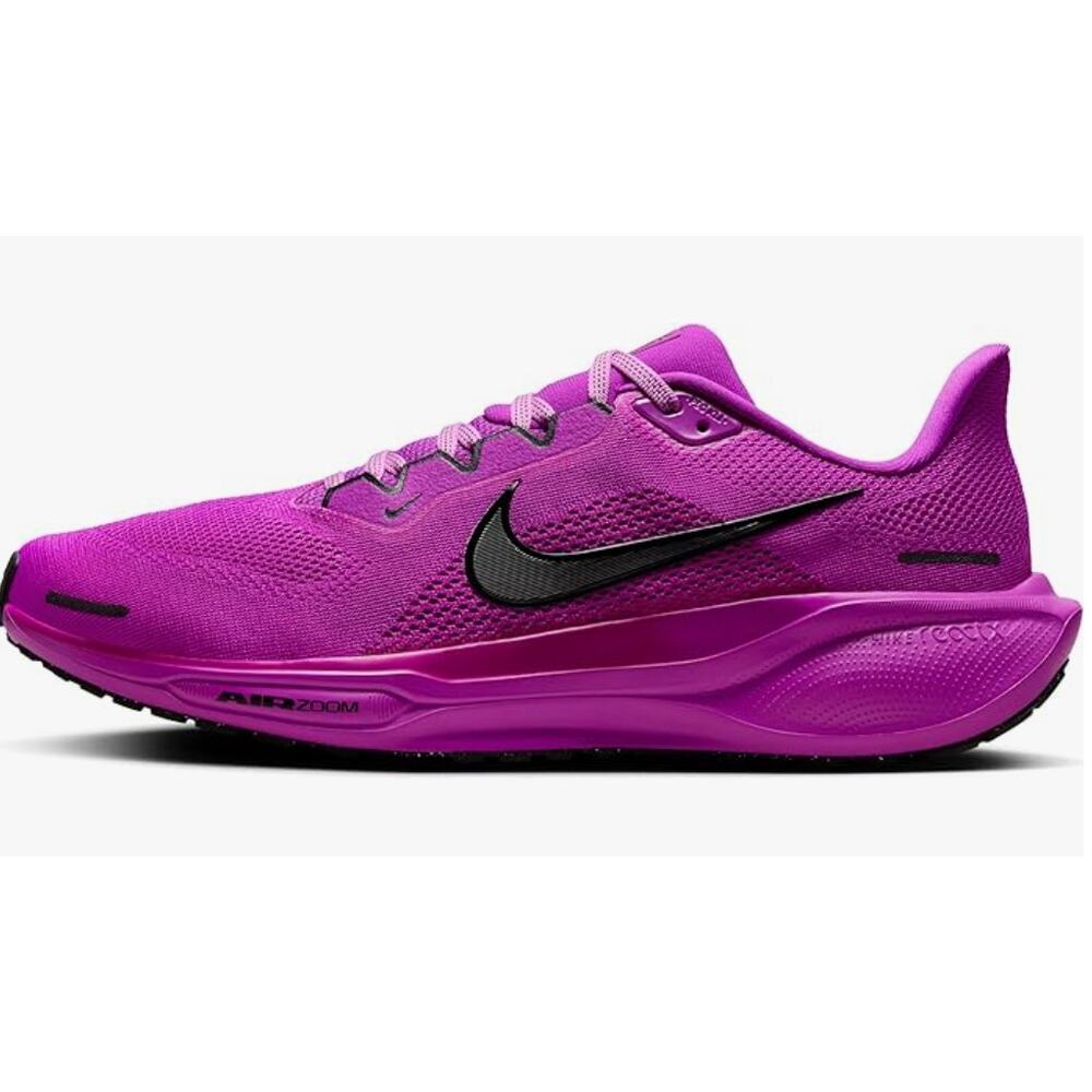 Nike Pegasus 41 Men's Road Running Shoes (FD2722-500, Violet/Black) Size 12